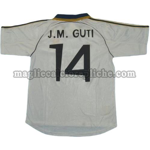 prima divisa maglie calcio real madrid 1999-2000 j.m. guti 14