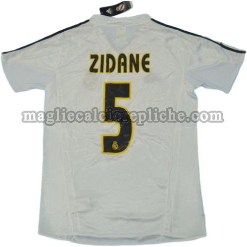 prima divisa maglie calcio real madrid 2003-2004 zidane 5