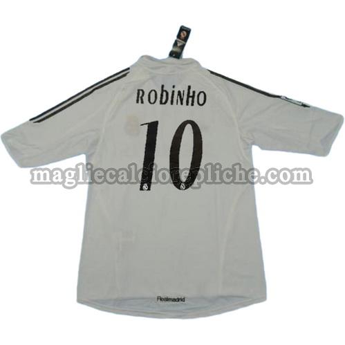 prima divisa maglie calcio real madrid 2005-2006 robinho 10