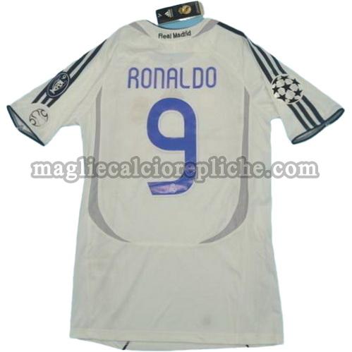 prima divisa maglie calcio real madrid 2006-2007 ronaldo 9