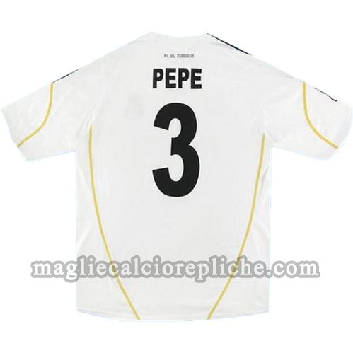 prima divisa maglie calcio real madrid 2009-2010 pepe 3