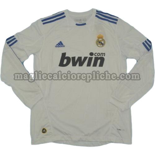 prima divisa maglie calcio real madrid 2010-2011 manica lunga