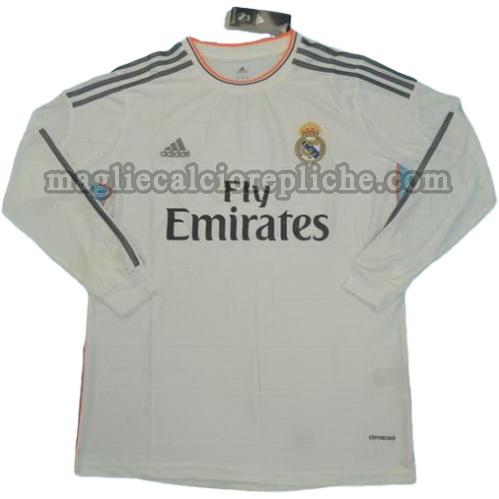 prima divisa maglie calcio real madrid 2013-2014 manica lunga