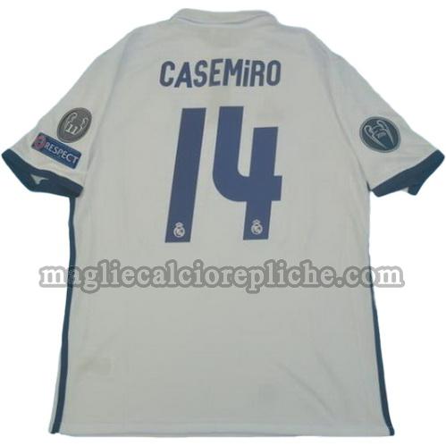 prima divisa maglie calcio real madrid 2016-2017 casemiro 14