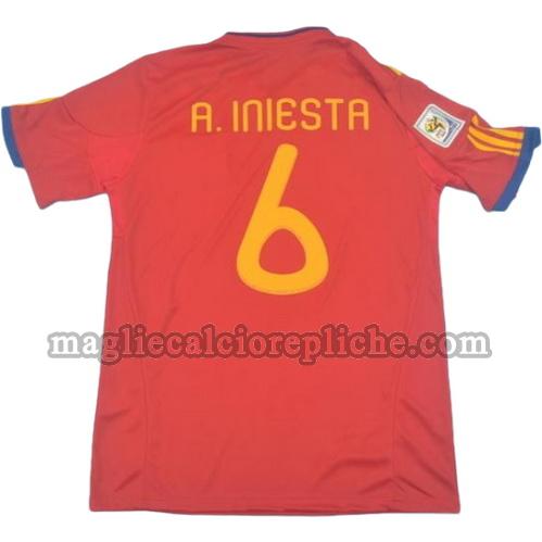 prima divisa maglie calcio spagna coppa del mondo 2010 iniesta 6