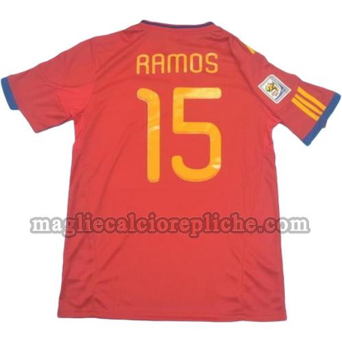 prima divisa maglie calcio spagna coppa del mondo 2010 ramos 15