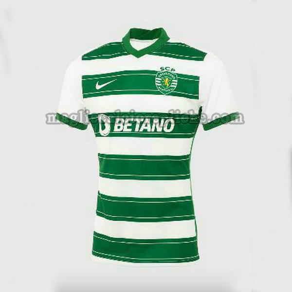 prima divisa maglie calcio sporting lisbona 2021 2022 verde bianco