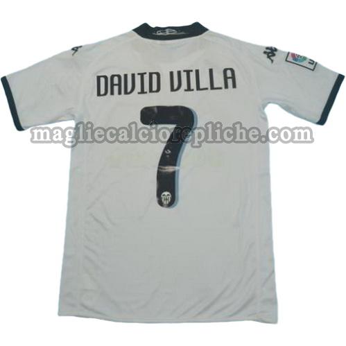prima divisa maglie calcio valencia 2009-2010 david villa 7