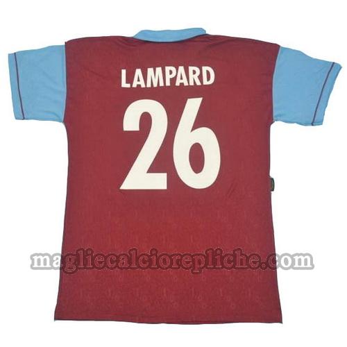 prima divisa maglie calcio west ham 1995 100th lampard 26