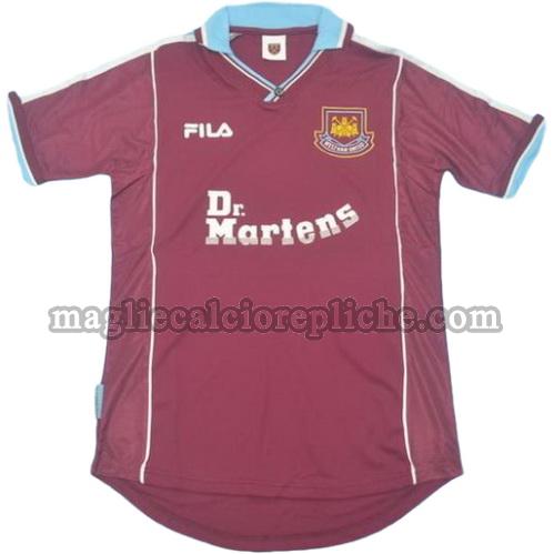 prima divisa maglie calcio west ham 1999-2001