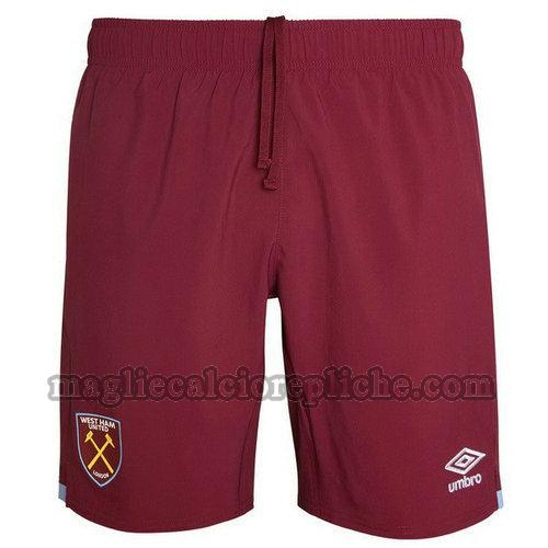 prima divisa pantaloncini calcio west ham 2019-2020