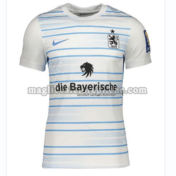 prima maglie calcio 1860 munich 2022 2023 thailandia bianco