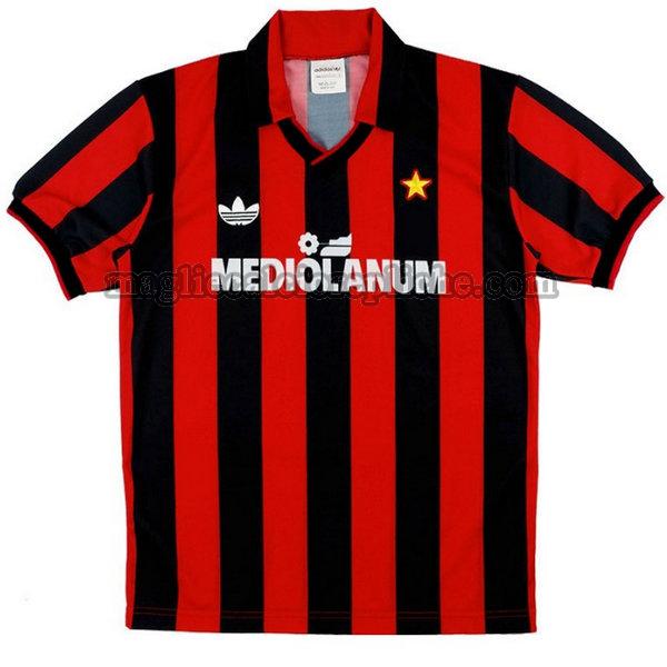 prima maglie calcio ac milan 1991-1992