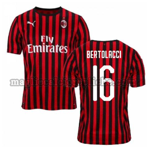 prima maglie calcio ac milan 2019-2020 bertolacci 16