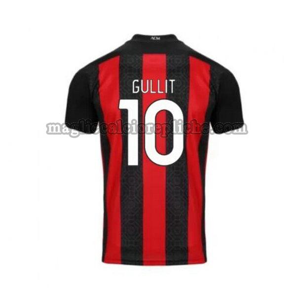 prima maglie calcio ac milan 2020-2021 gullit 10