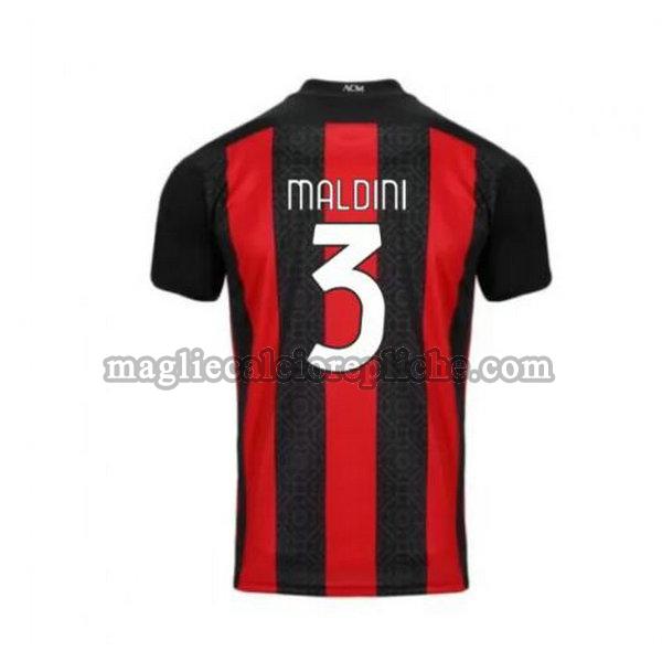 prima maglie calcio ac milan 2020-2021 maldini 3