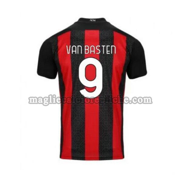 prima maglie calcio ac milan 2020-2021 van basten 9