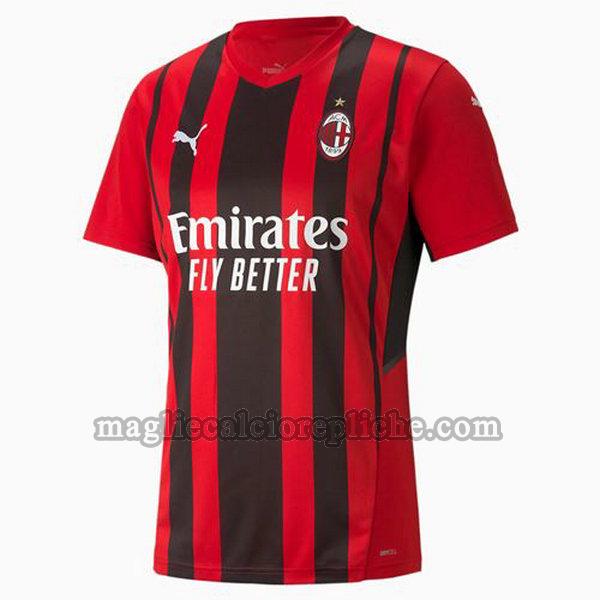 prima maglie calcio ac milan 2021 2022 rosso