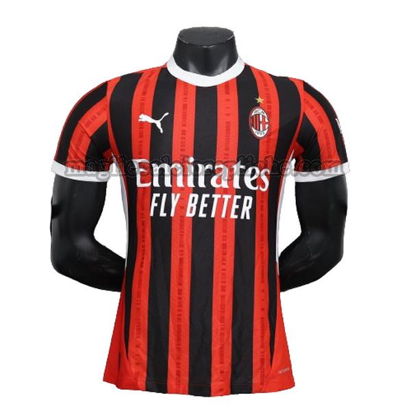 prima maglie calcio ac milan 2024 2025 player rosso