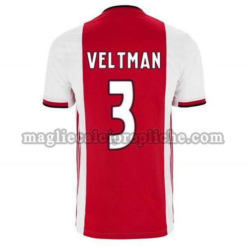 prima maglie calcio ajax 2019-2020 veltman 3