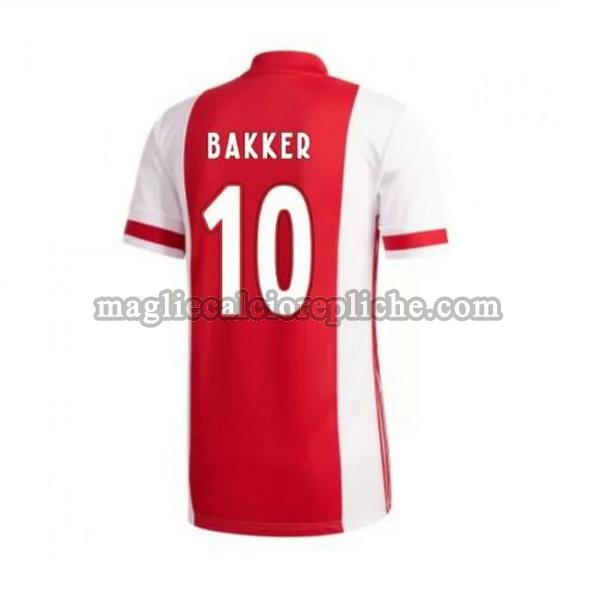 prima maglie calcio ajax 2020-2021 bakker 10