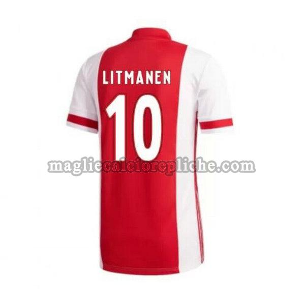 prima maglie calcio ajax 2020-2021 litmanen 10