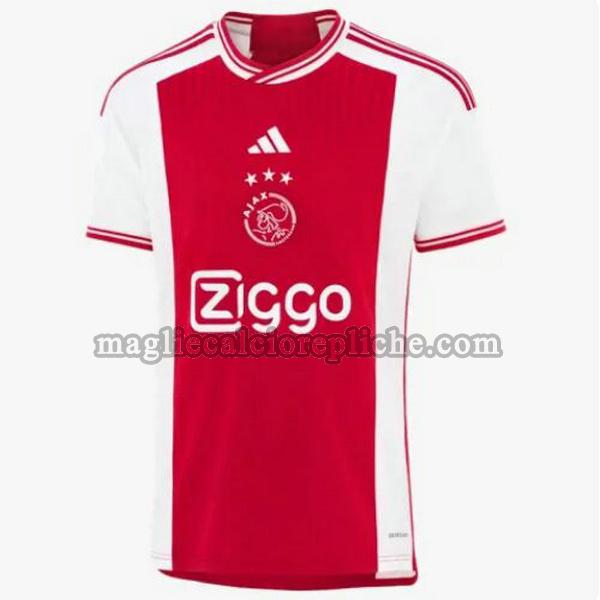 prima maglie calcio ajax 2023 2024 rosso bianco