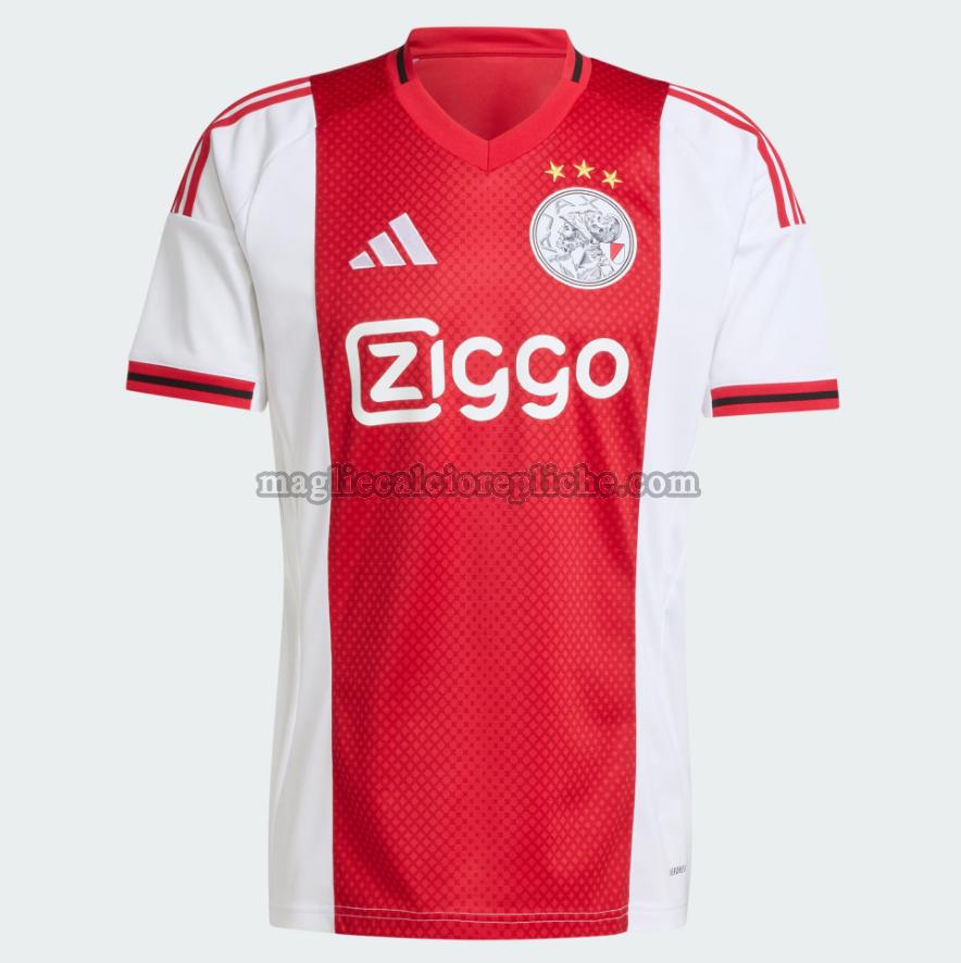 prima maglie calcio ajax 2025 2026 thailandia rosso bianco