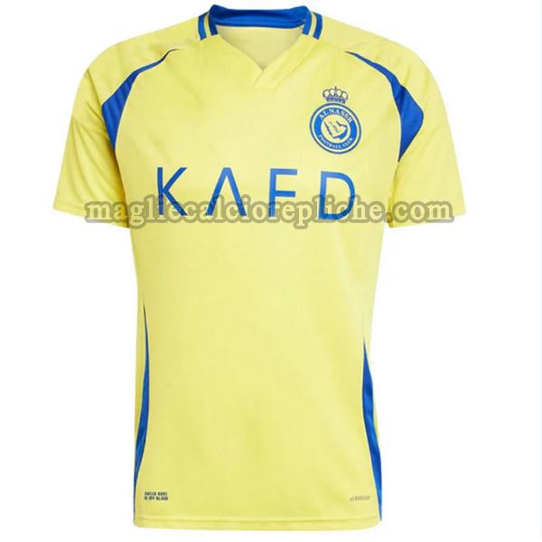prima maglie calcio al nassr fc 2024 2025 thailandia giallo