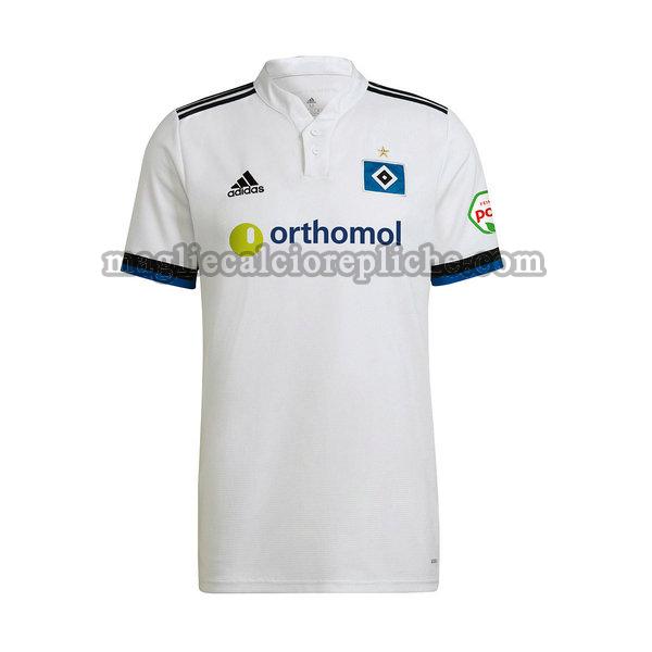 prima maglie calcio amburgo sv 2021 2022 thailandia bianco