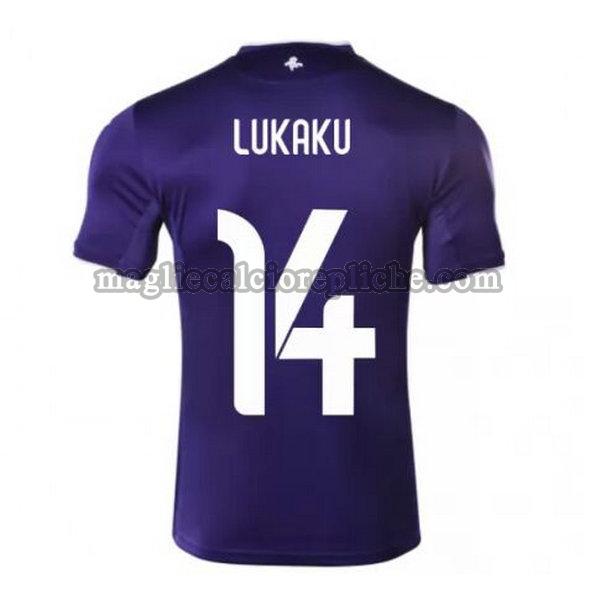 prima maglie calcio anderlecht 2020-2021 lukaku 14 porpora