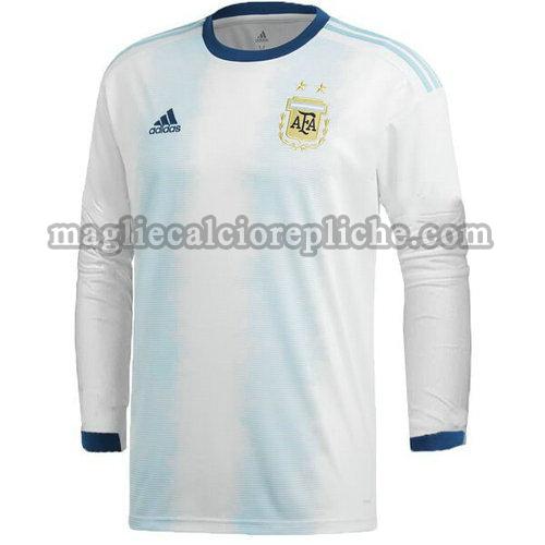 prima maglie calcio argentina 2019 manica lunga