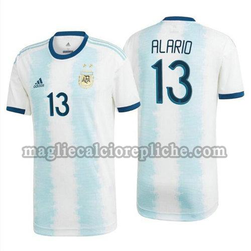 prima maglie calcio argentina 2020 alario 13