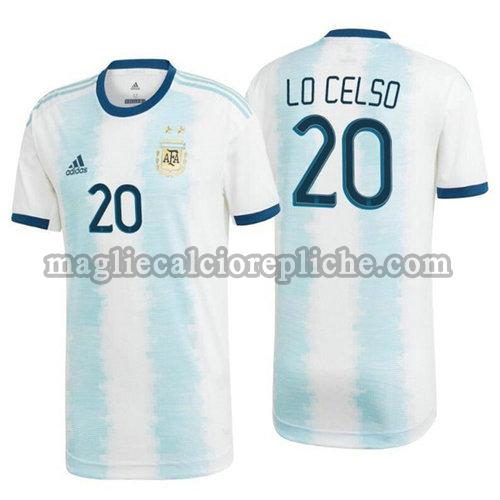 prima maglie calcio argentina 2020 lo celso 20