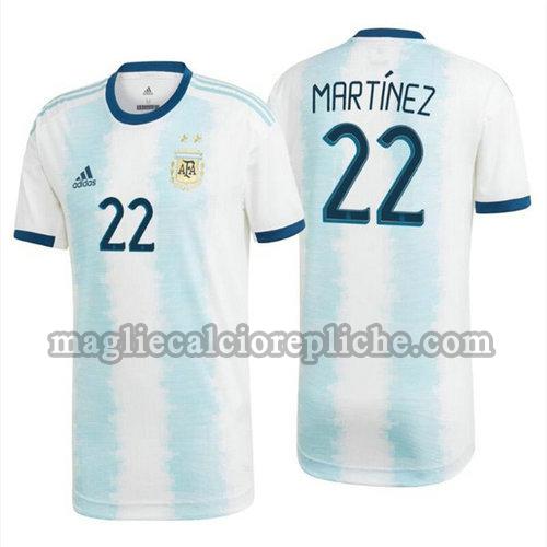 prima maglie calcio argentina 2020 martinez 22