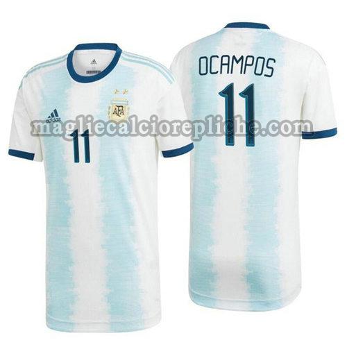 prima maglie calcio argentina 2020 ocampos 11