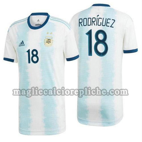 prima maglie calcio argentina 2020 rodriguez 18