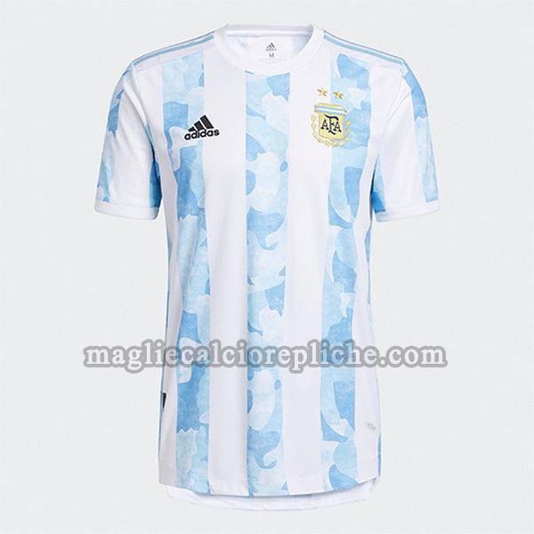 prima maglie calcio argentina 2021 2022 thailandia blu bianco