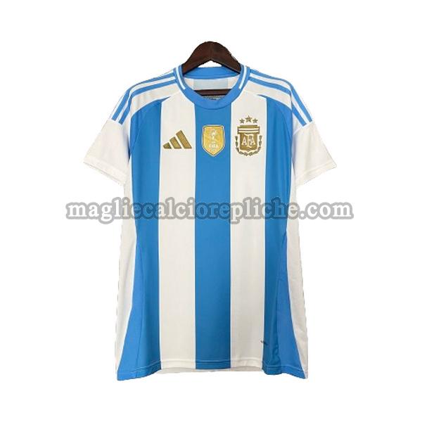 prima maglie calcio argentina 2024 thailandia blu bianco