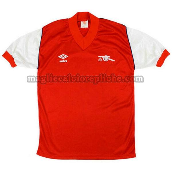 prima maglie calcio arsenal 1982-1984 rosso