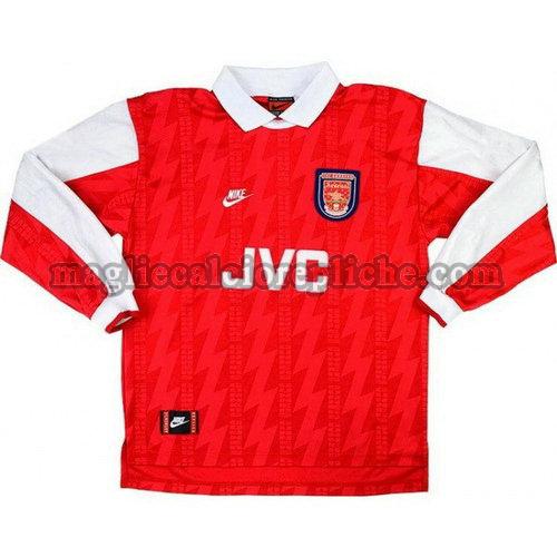 prima maglie calcio arsenal 1994 1995 manica lunga