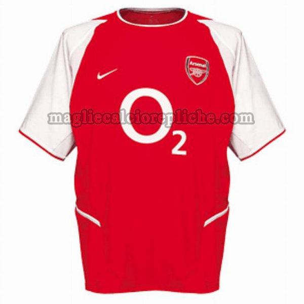 prima maglie calcio arsenal 2002-2004