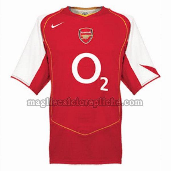 prima maglie calcio arsenal 2004-2005