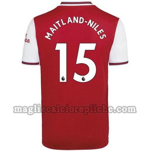 prima maglie calcio arsenal 2019-2020 maitland niles 15