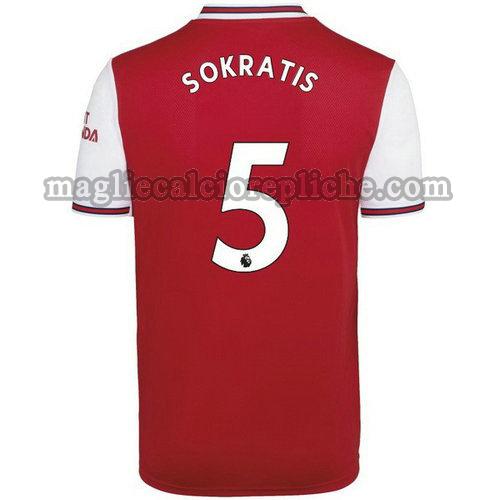 prima maglie calcio arsenal 2019-2020 sokratis 5