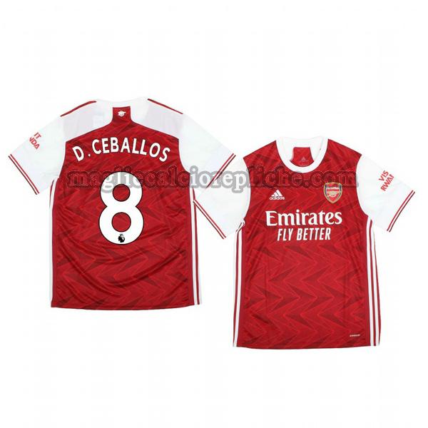 prima maglie calcio arsenal 2020-2021 dani ceballos 8