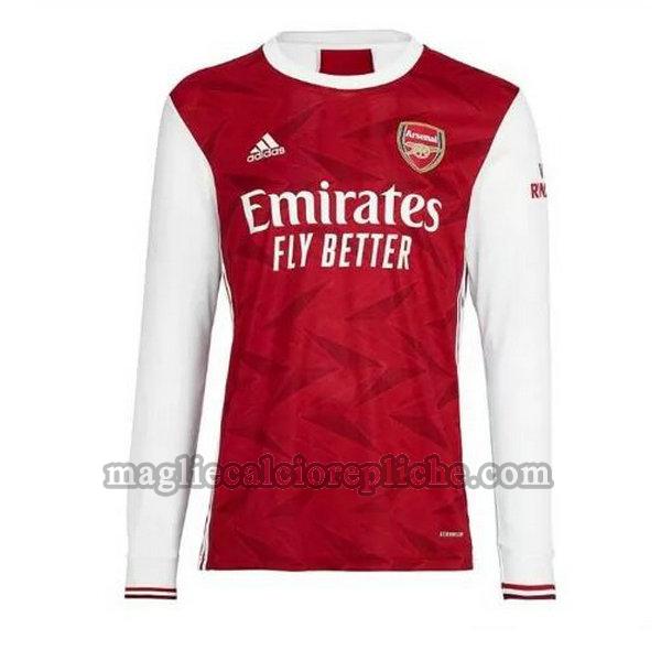 prima maglie calcio arsenal 2020-2021 manica lunga