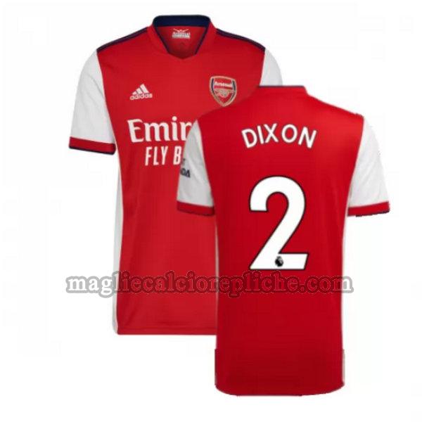 prima maglie calcio arsenal 2021 2022 dixon 2 rosso