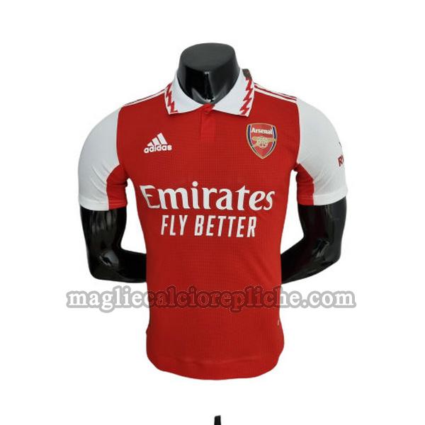 prima maglie calcio arsenal 2022 2023 player rosso