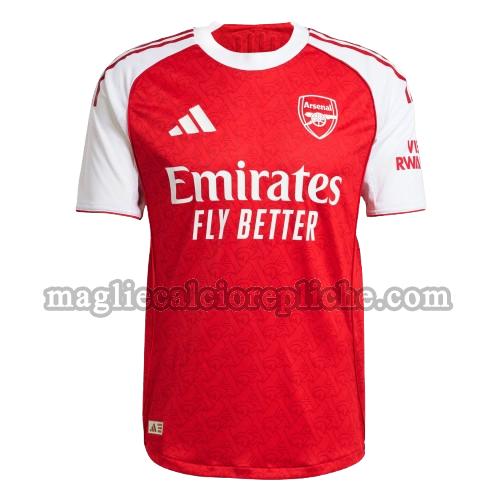 prima maglie calcio arsenal 2025 2026 thailandia rosso bianco